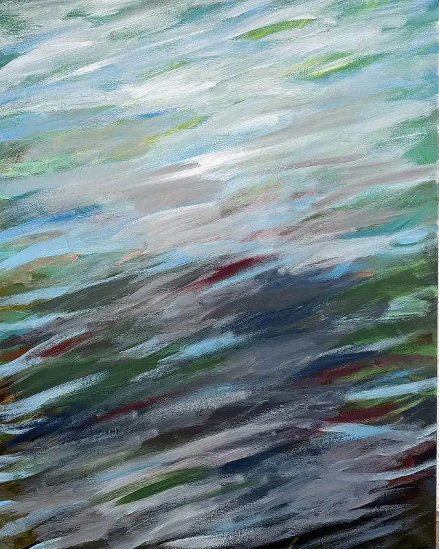 Akrylmålning Blurred av Maria Slättman