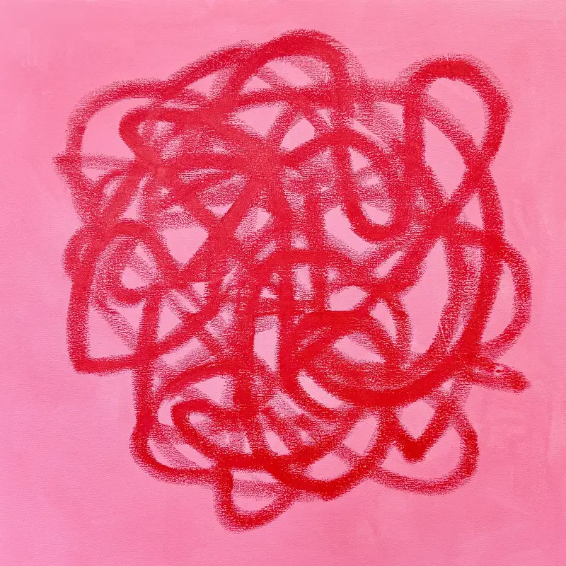 Akrylmålning Attention av Ekaterina Dutkevich