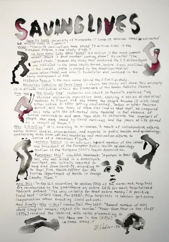 Covid vaccine saved lives? av Bernard Valter