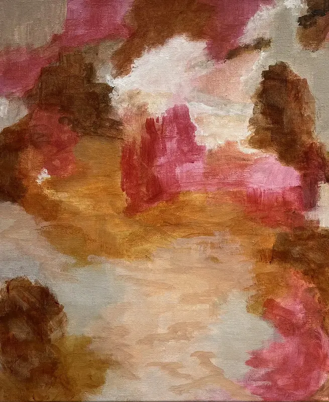 Akrylmålning Induktion av Ellinor Johansson