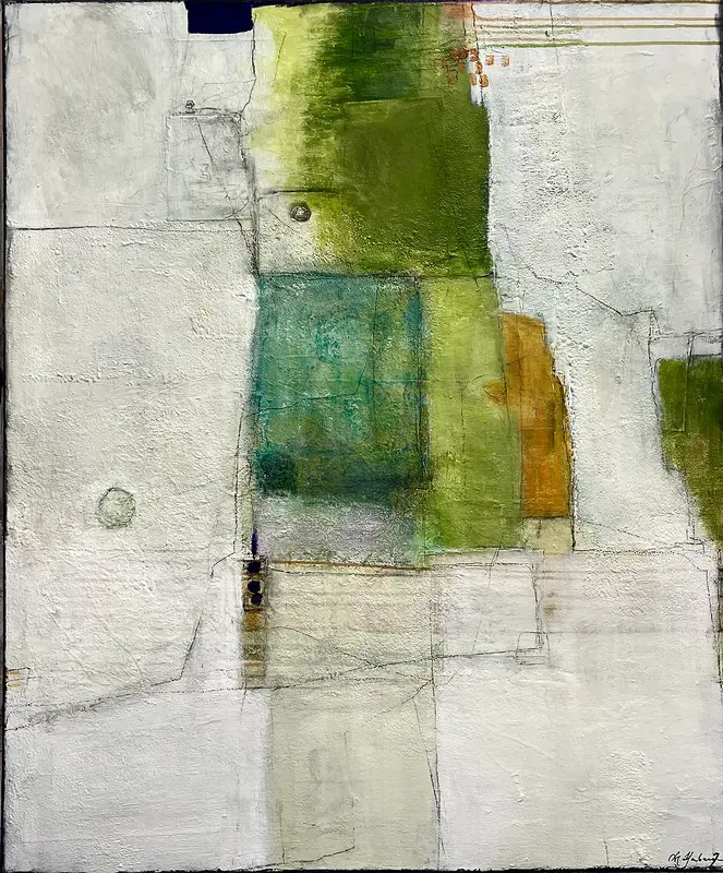 Akrylmålning Spring av Maria Hamberg