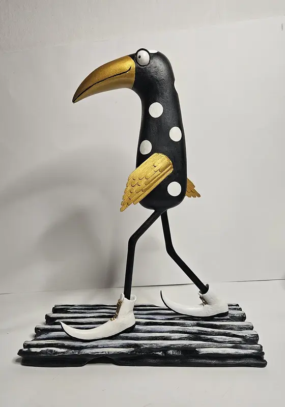 Skulptur Strolling av Carl Vassgren