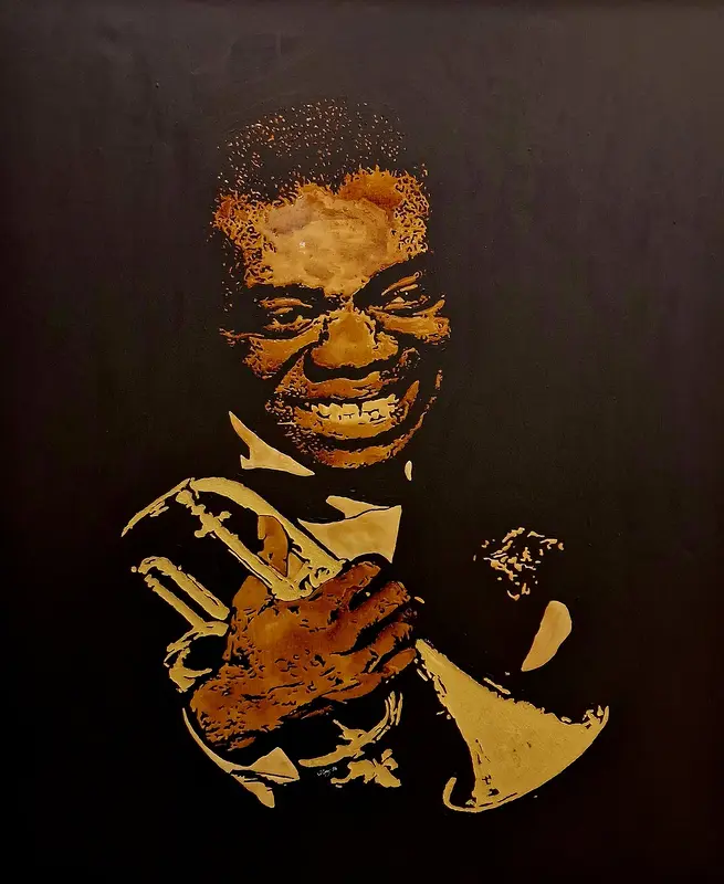 Louis - Hyllning i kaffe av Jesper Wänberg