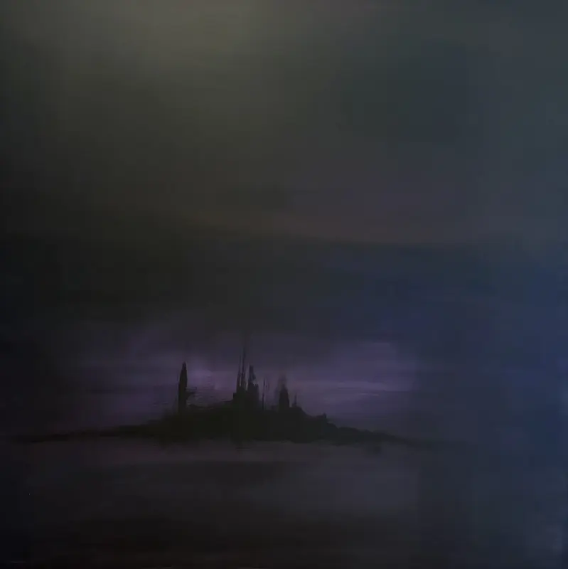 Akrylmålning Welcome to my dark side av Maria Constantin