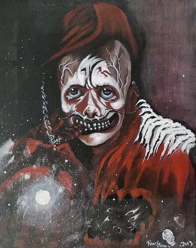 Akrylmålning av Peter Grönberg