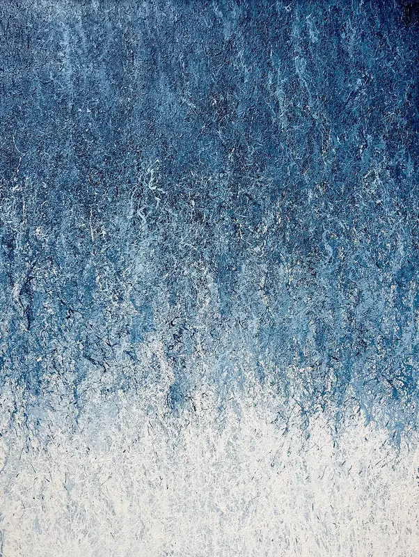 Akrylmålning BLEAU II av Anna Artistockholm Brandt