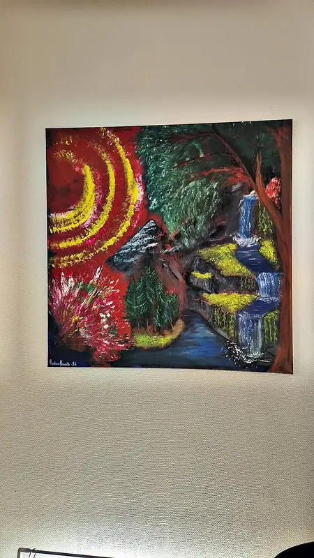 Akrylmålning Natur av Paulina Hamrin