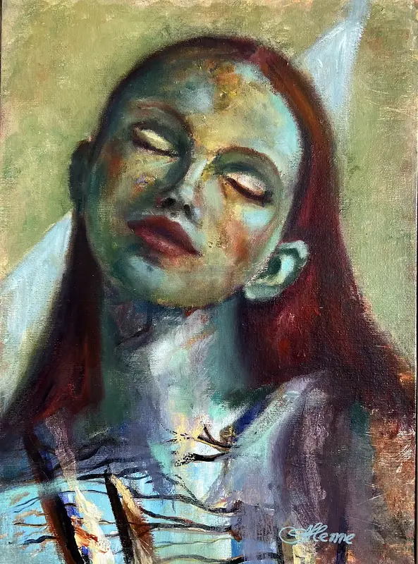 Oljemålning Dröm av Anzhelika Henne