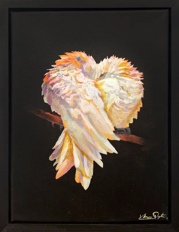 Akrylmålning You and me, baby! av Klara Prytz