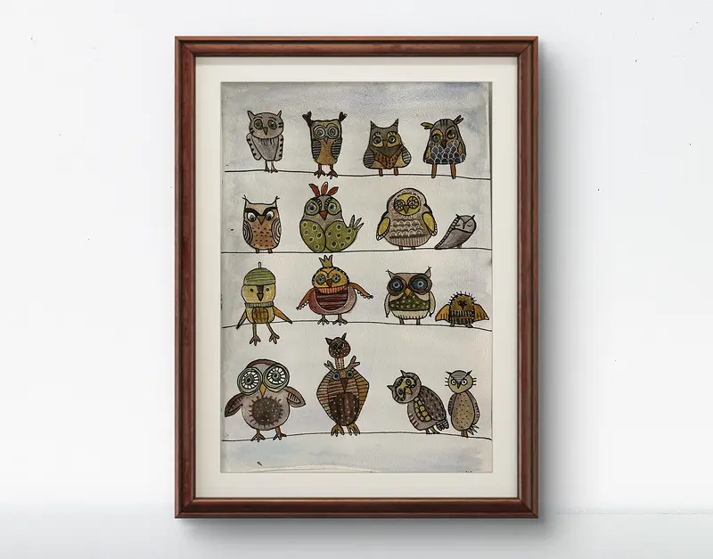 Ugglor av Johanna Norrgård