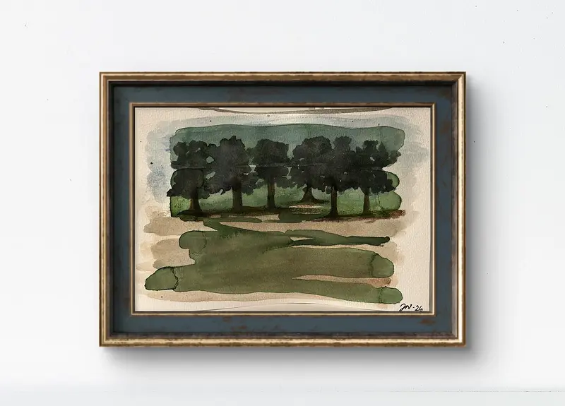 Bläcklandskap av Johanna Norrgård