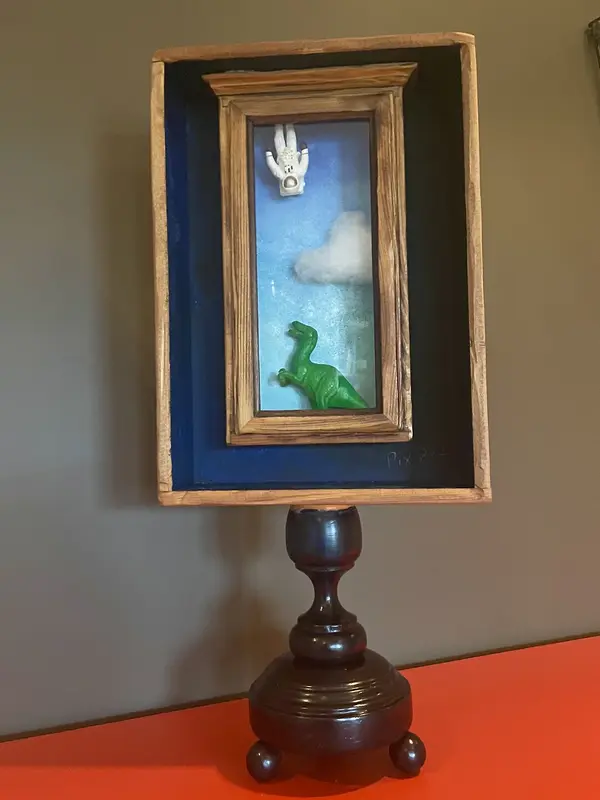 Skulptur Relativitetsteorins frånvaro av absolut samtidighet av Niklas ”Pix” Bodin