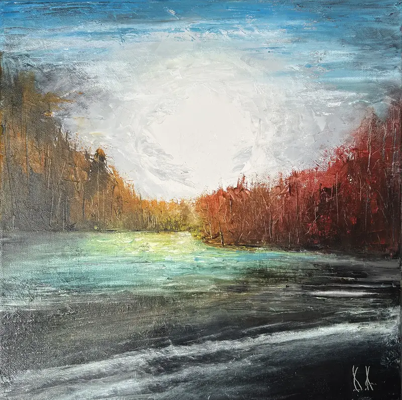 Oljemålning Edge of the Season av Dragan Avramovic