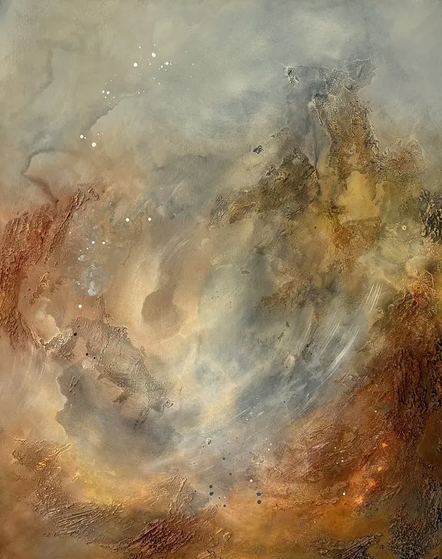 Akrylmålning A dim reminder av Noel Ekstrand