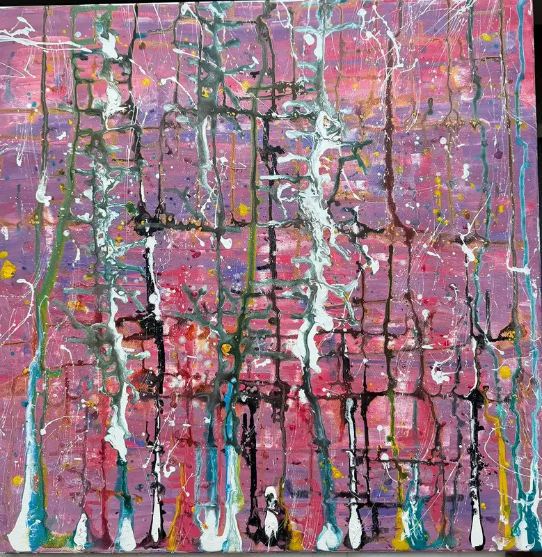 Akrylmålning Märkliga underverk av Oleksiy Blahovistnyi