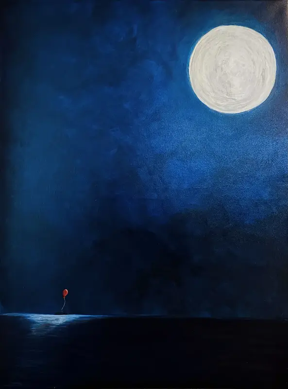 Akrylmålning Anna Aplehag av Anna Aplehag