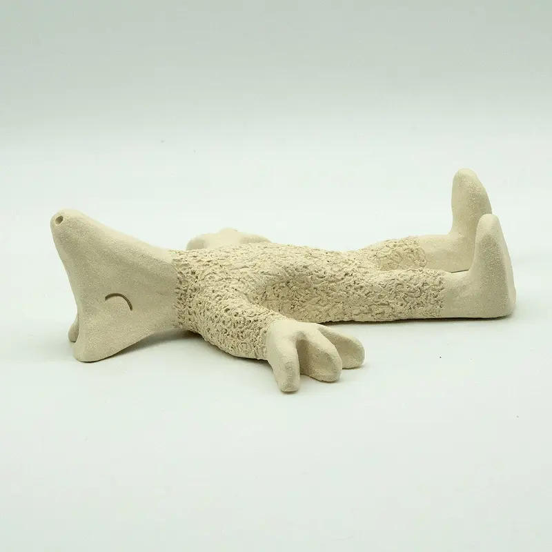 Skulptur Vilodjur (nummer 45) "Äntligen hemester!". av Daniel Holking