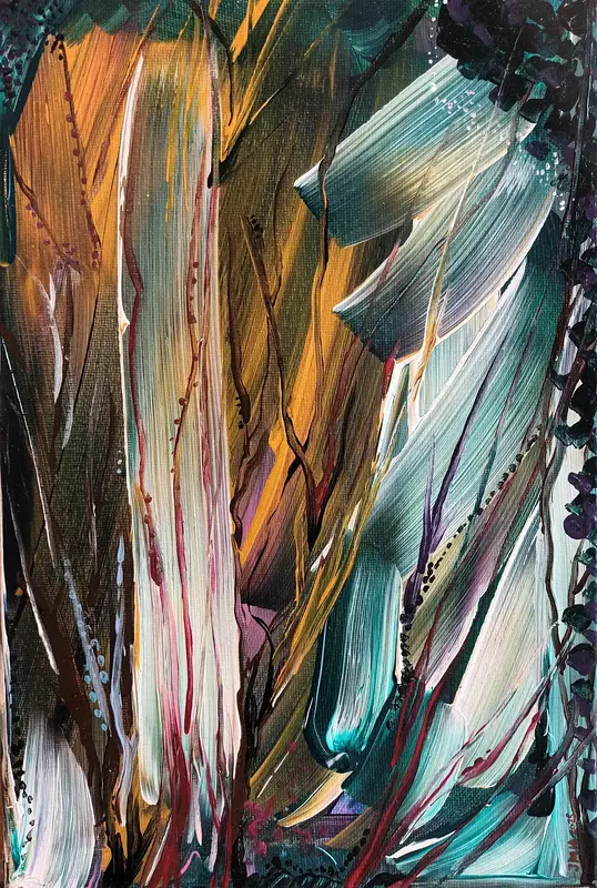 Akrylmålning Längtan av Jenny Hedlund