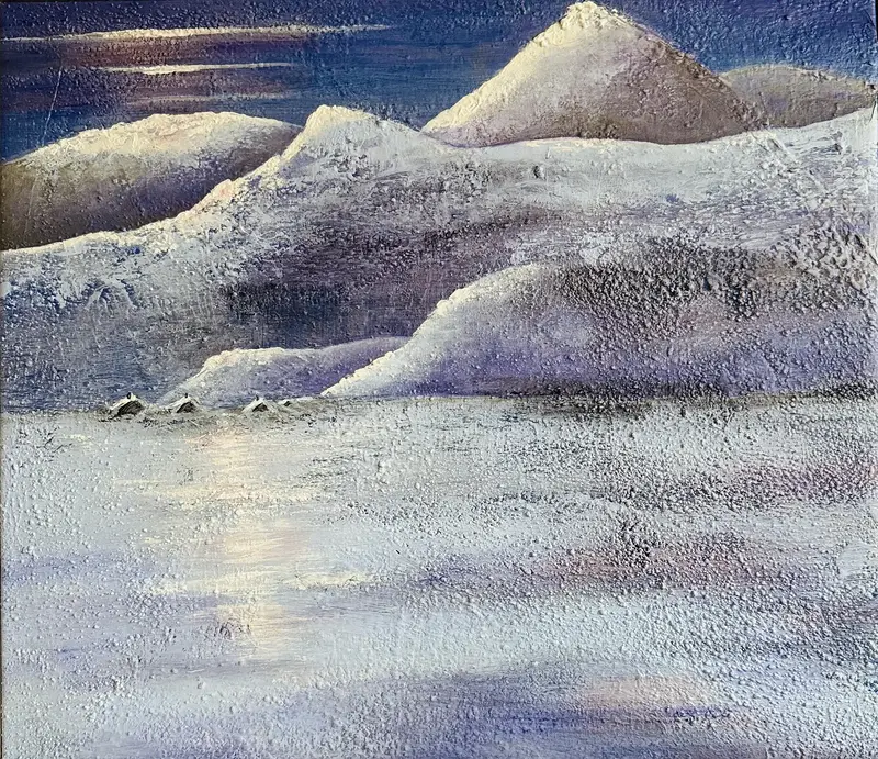 Akrylmålning av Gunilla Runsten