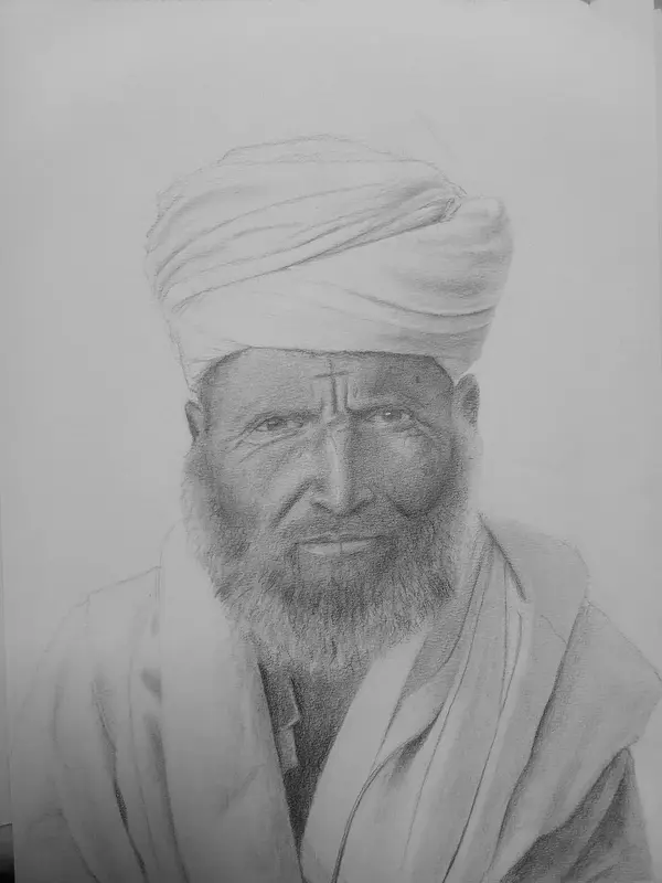 Face of wisdom av David Asefaw