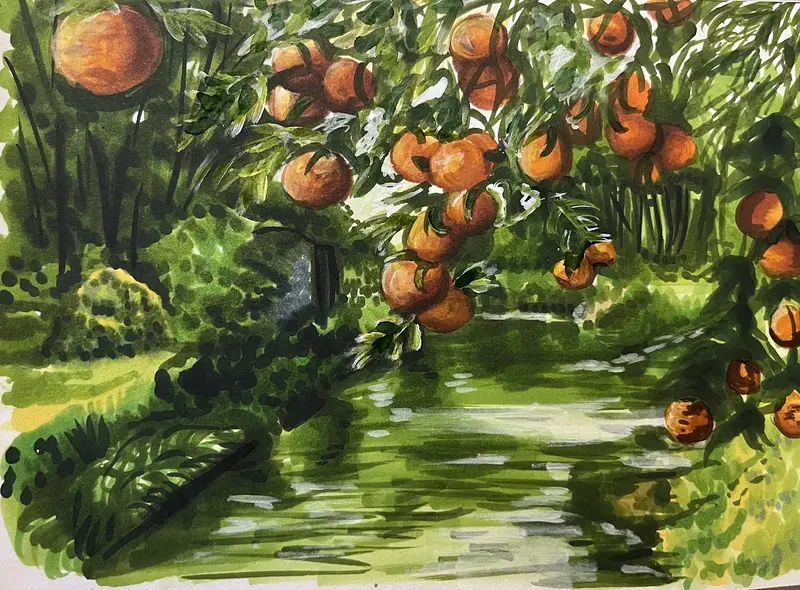 Apelsinträd av Lisa Källström