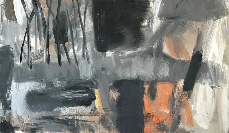 Akrylmålning Mysterious Forest av Zakhar Shevchuk