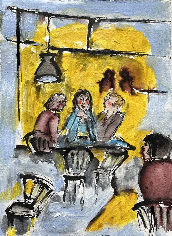 Voices in yellow light av Susanne Nyholm