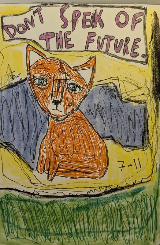 Dont speak of the future av Mikael Jonsson