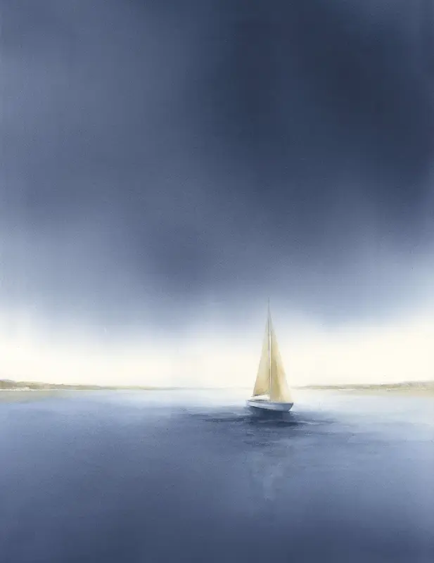 Akvarell True north av Maria Wigge