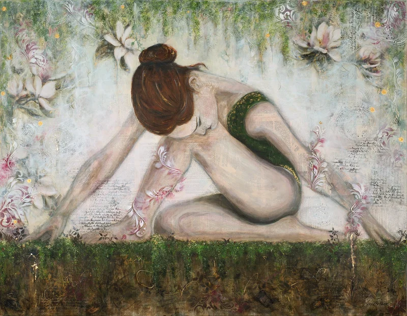 She Touches the Earth and Grounds Herself av Yvonne Arvidsson