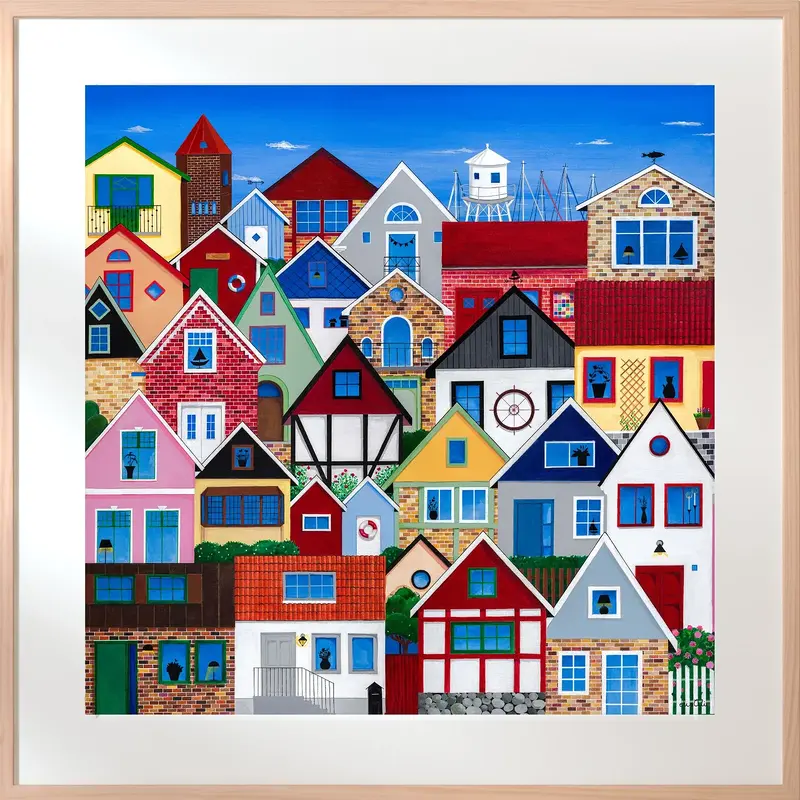 Råå - Limited Edition Fine Art av Elis Ali