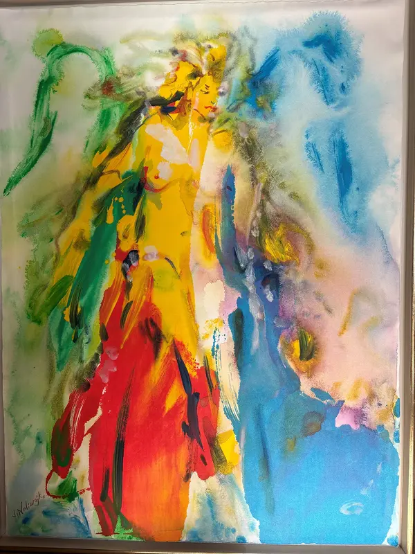 Akvarell Jan Naliwajko – akvarell, signerad, 59 x 70 cm av ANN KRISTIN SANDER