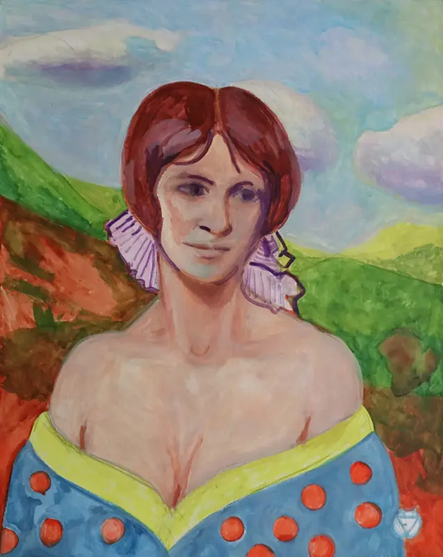 110 ) Charlotte Brontë Look-A-Like av Victor Finnigan