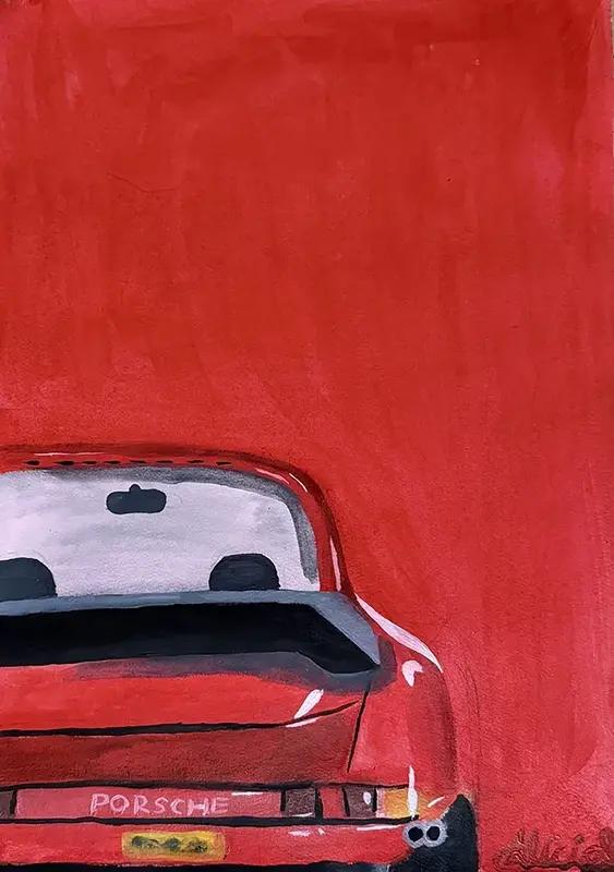 Red Porsche av Alicia Savås Lindstedt