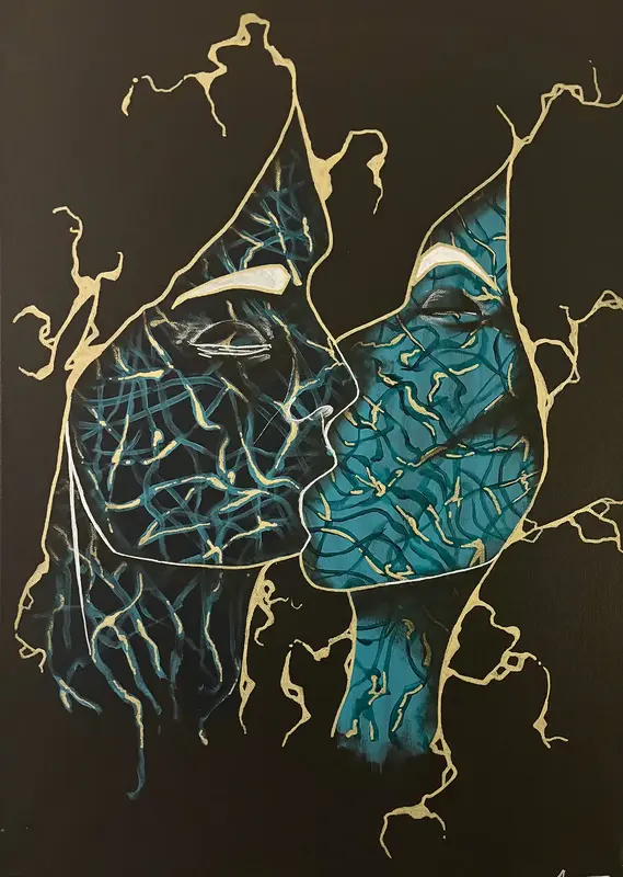 Cosmic kiss av Adem Ali