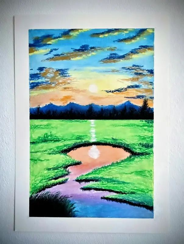 Verdant twilight av Cheng Appel