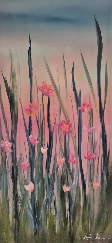 Akrylmålning Blomning av Annica Andersson