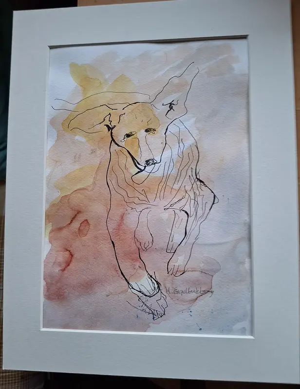 Hund av Mona Engelbrektsson