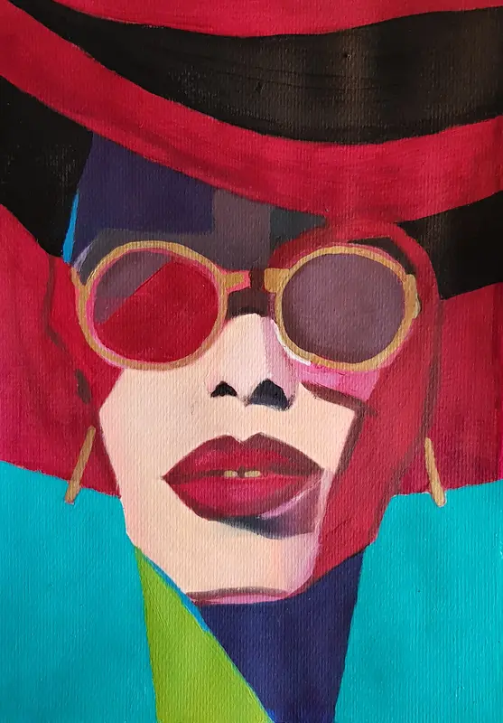 Balenciaga covered eyes av Jonas Pehrsson