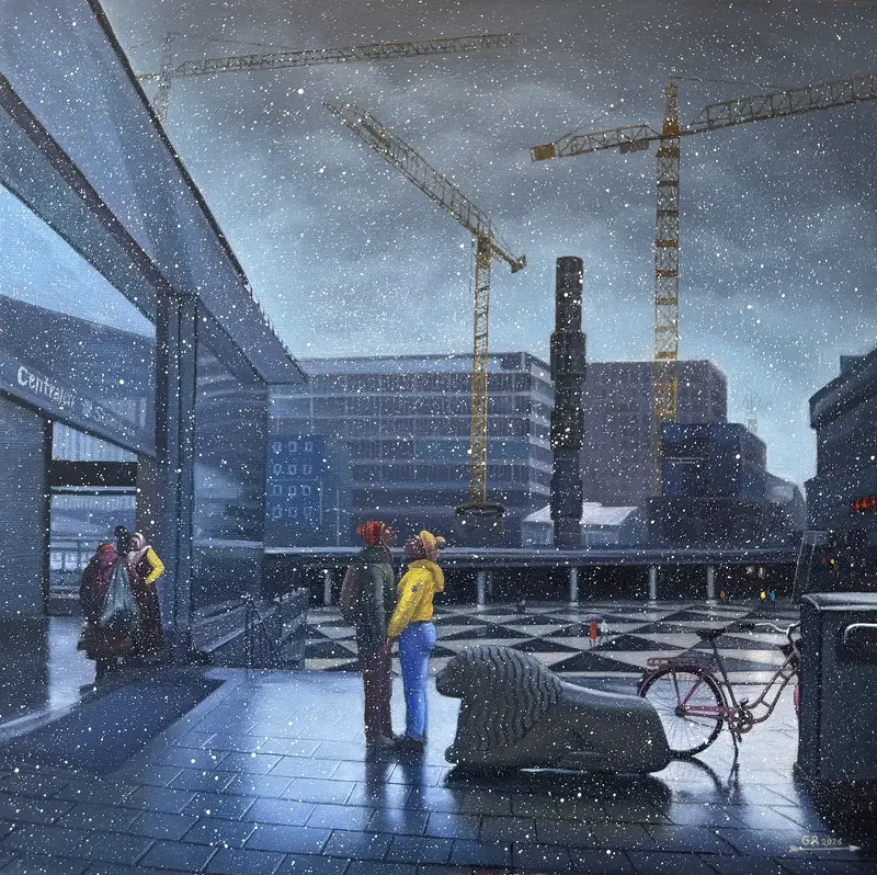 Oljemålning Första snön av Ramz Gadzh