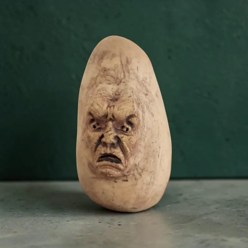 Skulptur Rötägg 9 av Åsa Hansson