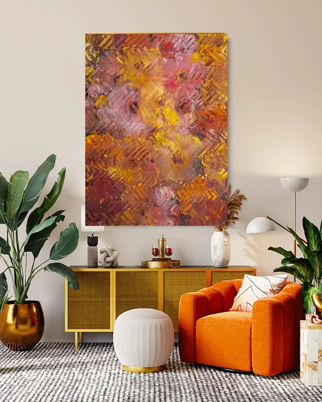Oljemålning Honey flowers av Tetiana K