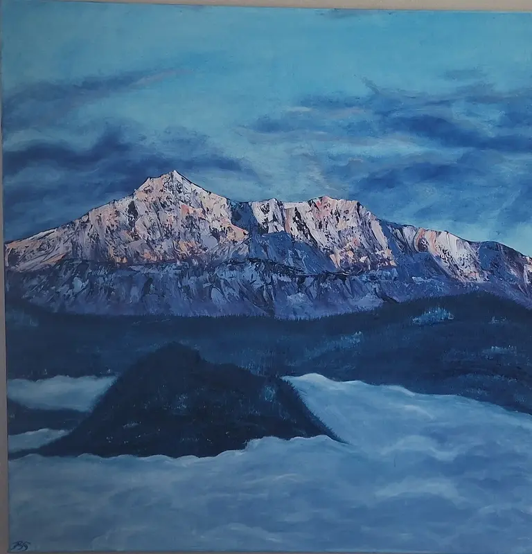 Oljemålning Cloud av Beatrice Strid