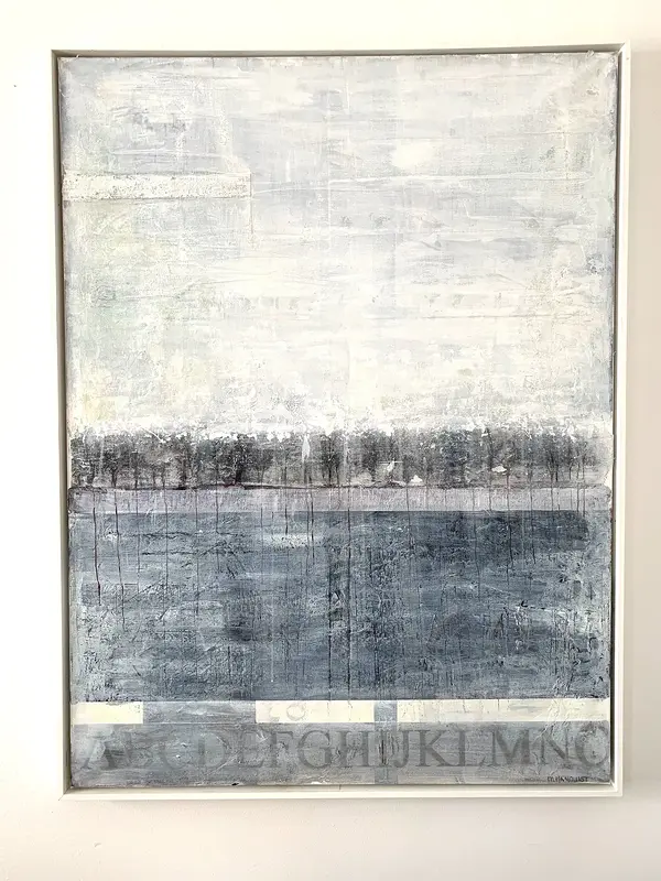 Akrylmålning Come rain or come sun av Margit Hanquist