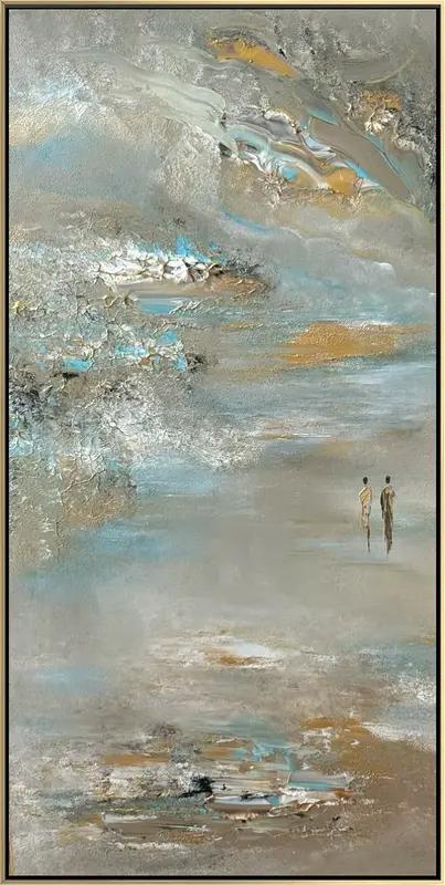 Akrylmålning When Two Souls Align av Idha Österbacka ArtbyIdha