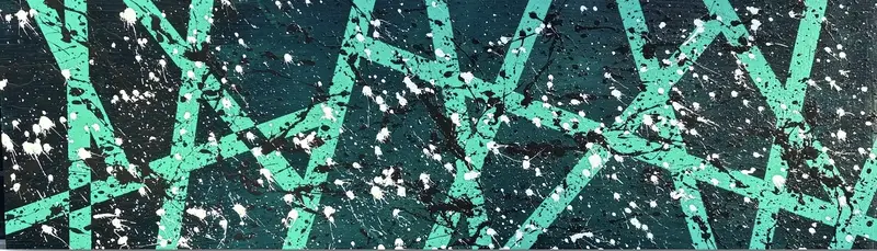 Akrylmålning Struktuerad Matrix av Leif Rosendal