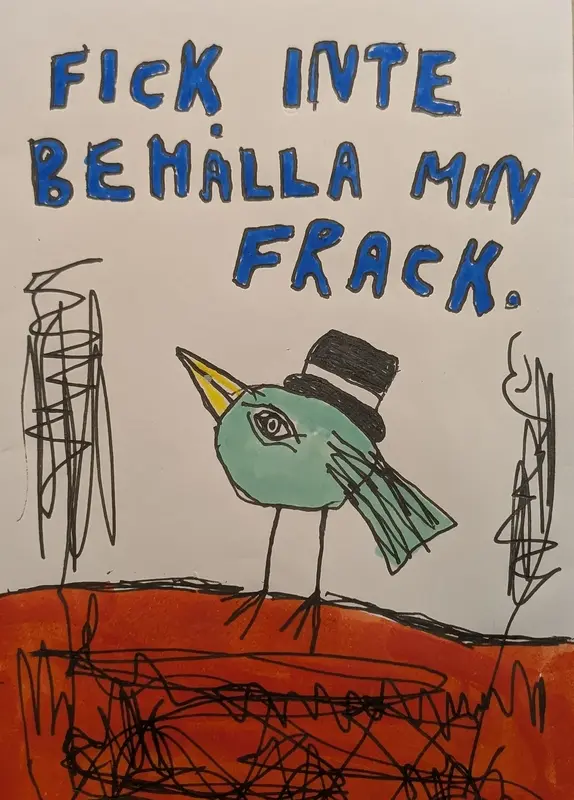 Fick inte behålla min frack (Johnny Bode) av Mikael Jonsson