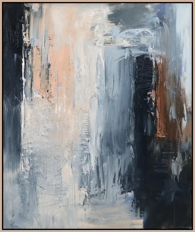 Akrylmålning Abstract No.2606 av Tomas Hammar