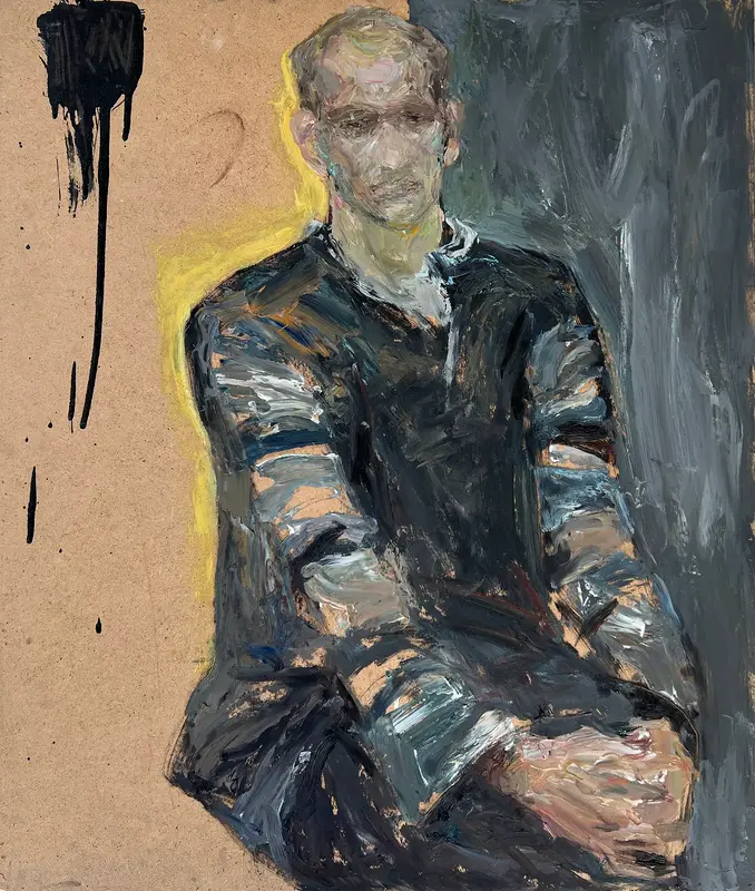 Oljemålning Portrait of Ilya av Zakhar Shevchuk