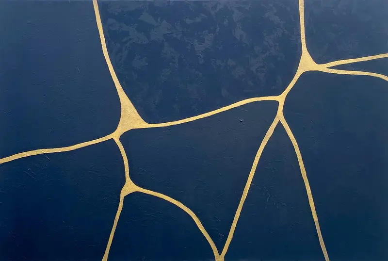 Akrylmålning Movement av Annette Landin